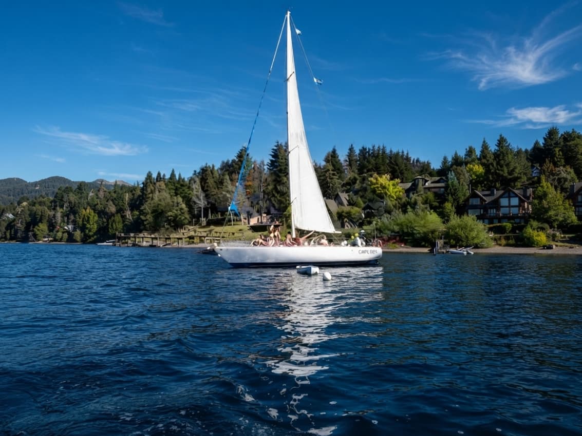 Velero por el Lago Nahuel Huapi