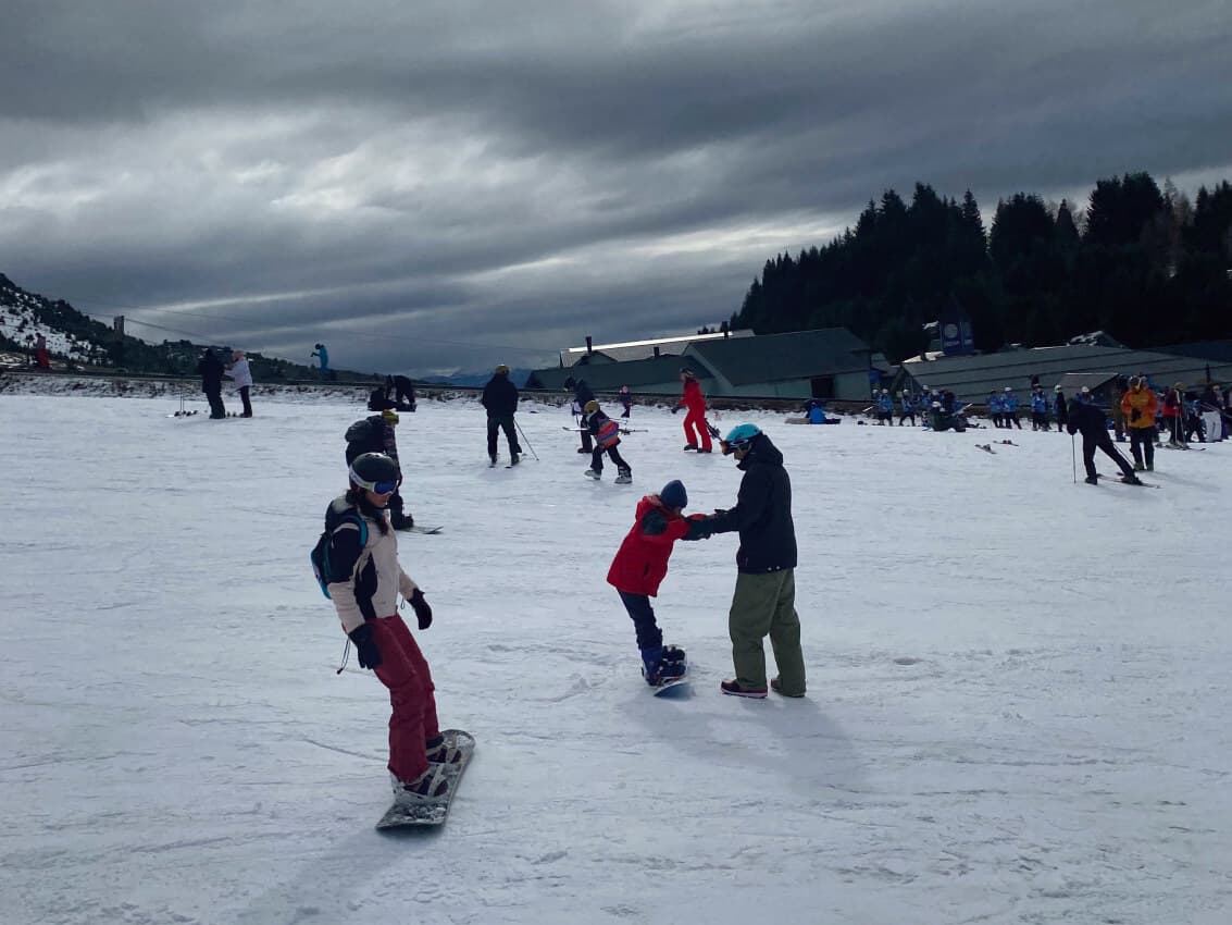 Clase bautismo de ski / snow - Cerro Catedral