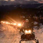 A magical night in the snow: ATVs, motorcycles and dinner at La Cueva on Catedral Hill