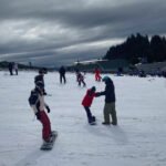 Iniciação na neve: aula de batismo de esqui ou snowboard em Cerro Catedral
